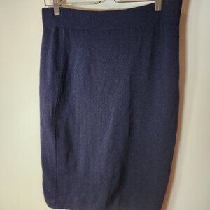Vintage large lambswool united colors of Bennetton pencil skirt mid